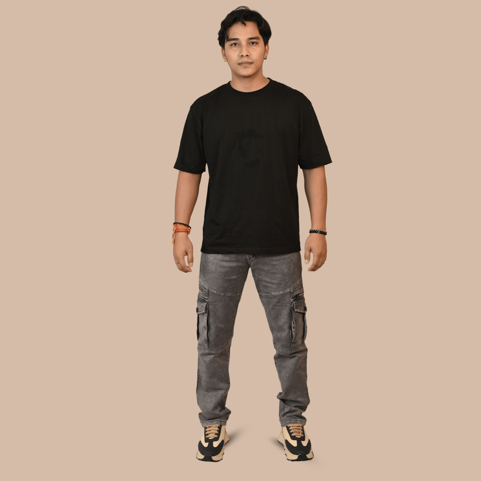 Men's 6 Pocket Dary Grey Denim Jeans