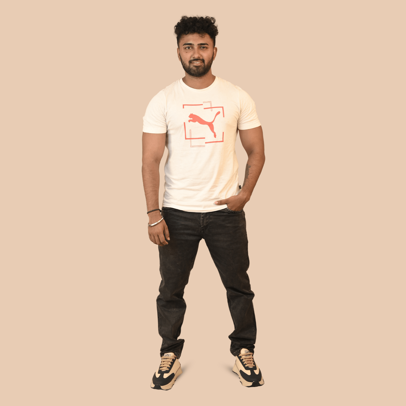 Men's Regular Fit Black Denim Jeans